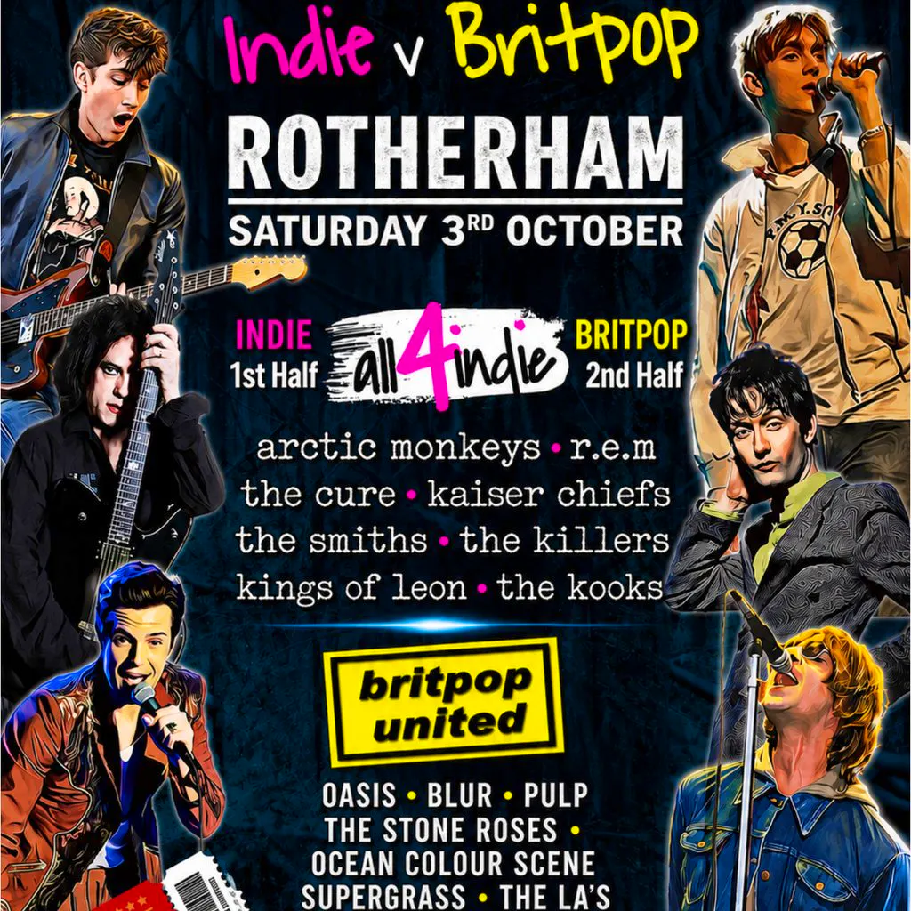 All 4 Indie v Brit Pop United at The Cutlers Arms