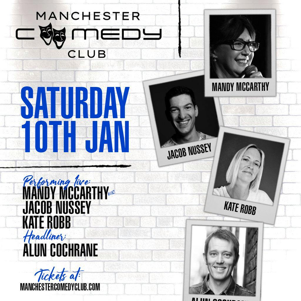 Manchester Comedy Club presents: ALUN COCHRANE AND FRIENDS at Area Manchester
