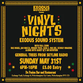 Wolverhampton Reggae & Dub Vinyl Nights