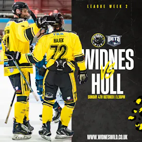 Widnes Wild vs Hull Jets Live Ice Hockey - Sun 4th Oct 5:30PM
