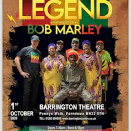 Legend live presents the music of Bob Marley at The Barrington at The Barrington Theatre