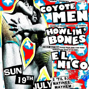 Coyote Men, Howlin' Bones + El Nico -Live @ Billy's (Nottingham)