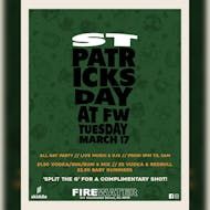 Paddy's Day at Firewater at Firewater