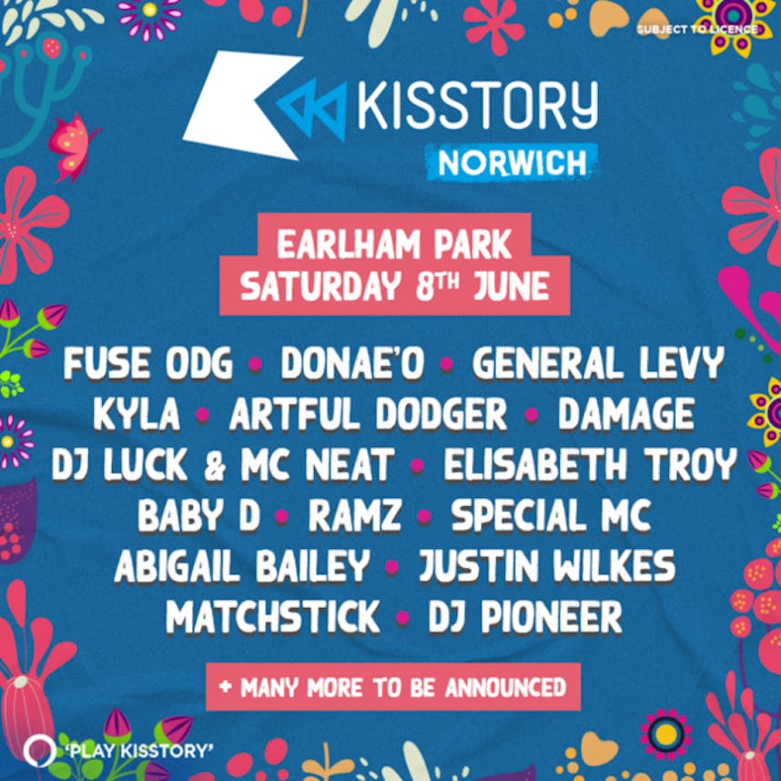 KISSTORY Norwich festival 2025 Tickets & Line Up Skiddle Norfolk &Amp; Norwich Festival 2025