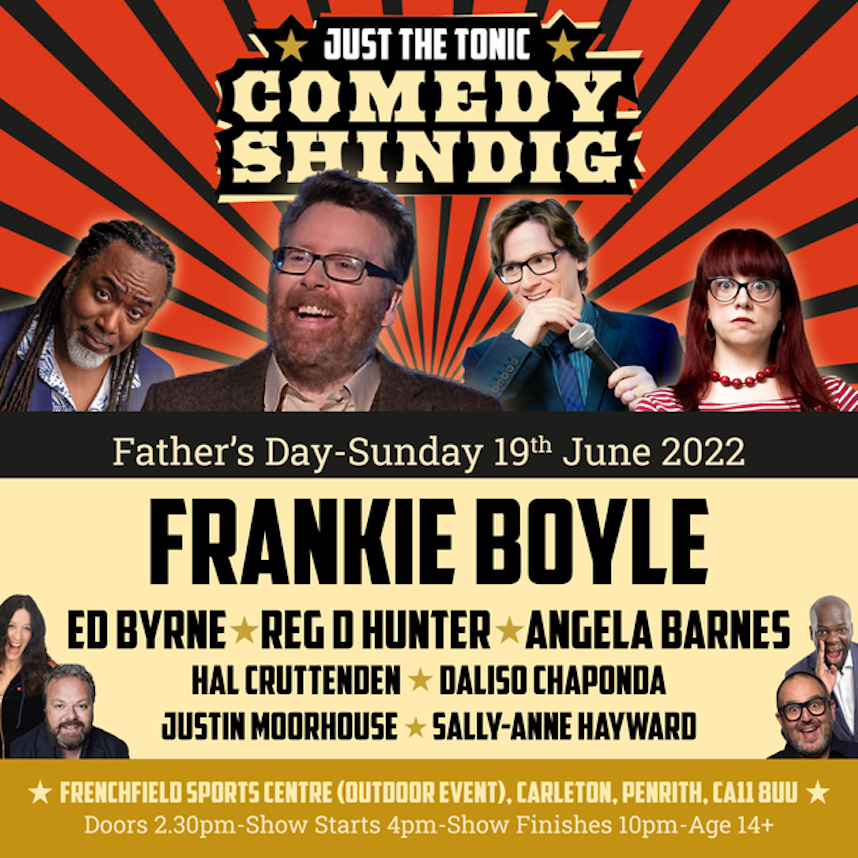 Just The Tonic Comedy Shindig festival 2024 Tickets & Line Up Skiddle