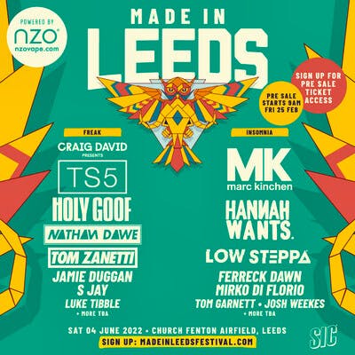 Made in Leeds festival 2023, Tickets & Line Up